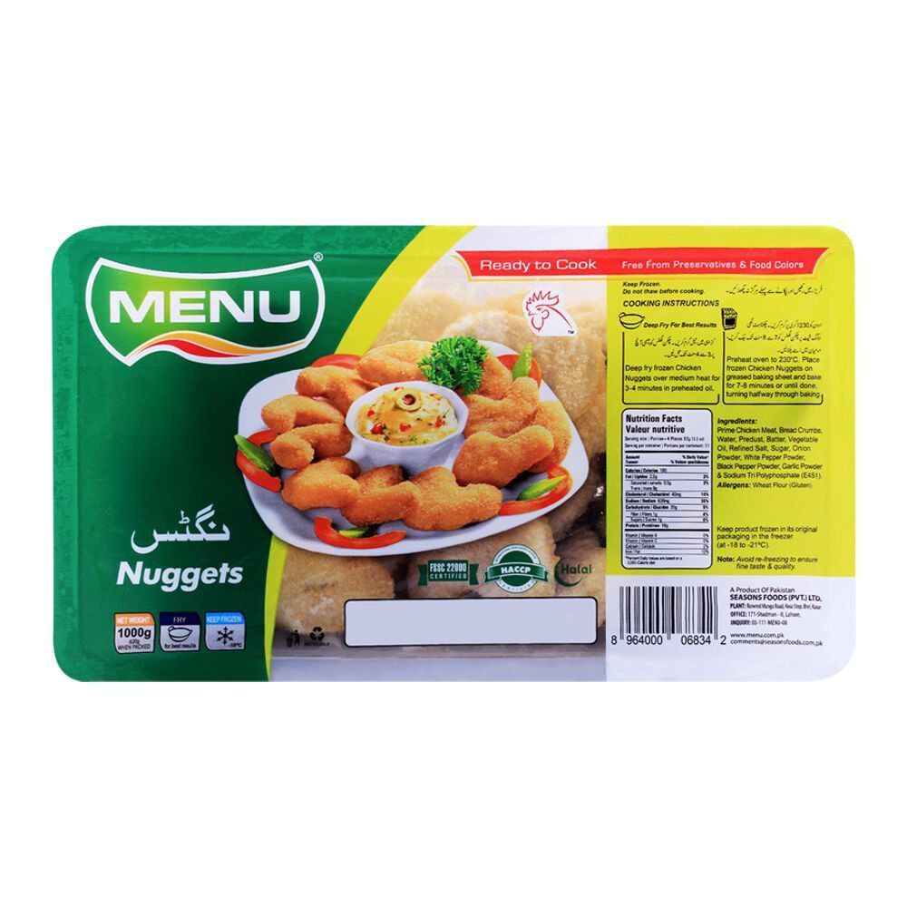 MENU Chicken Nuggets 1000gram