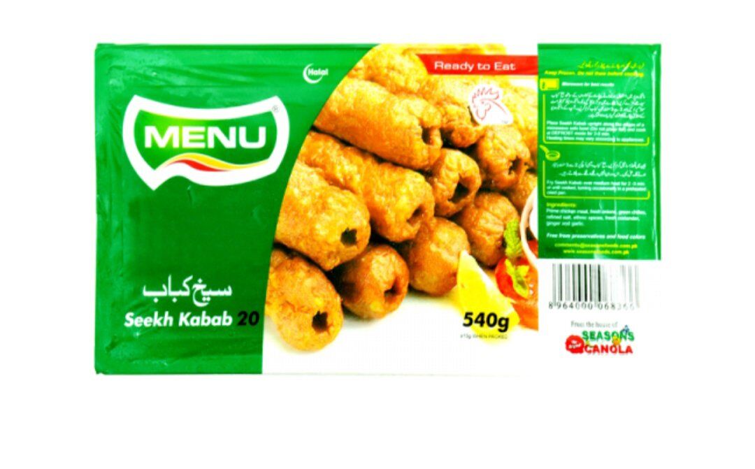 MENU seekh Kabab 540 gram